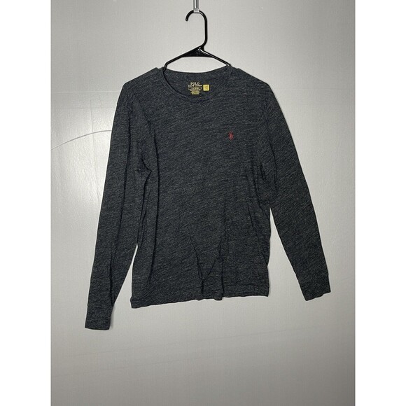 Polo Ralph Lauren Men Crew Neck T Shirt Classic Fit Large Charcoal - Picture 1 of 8